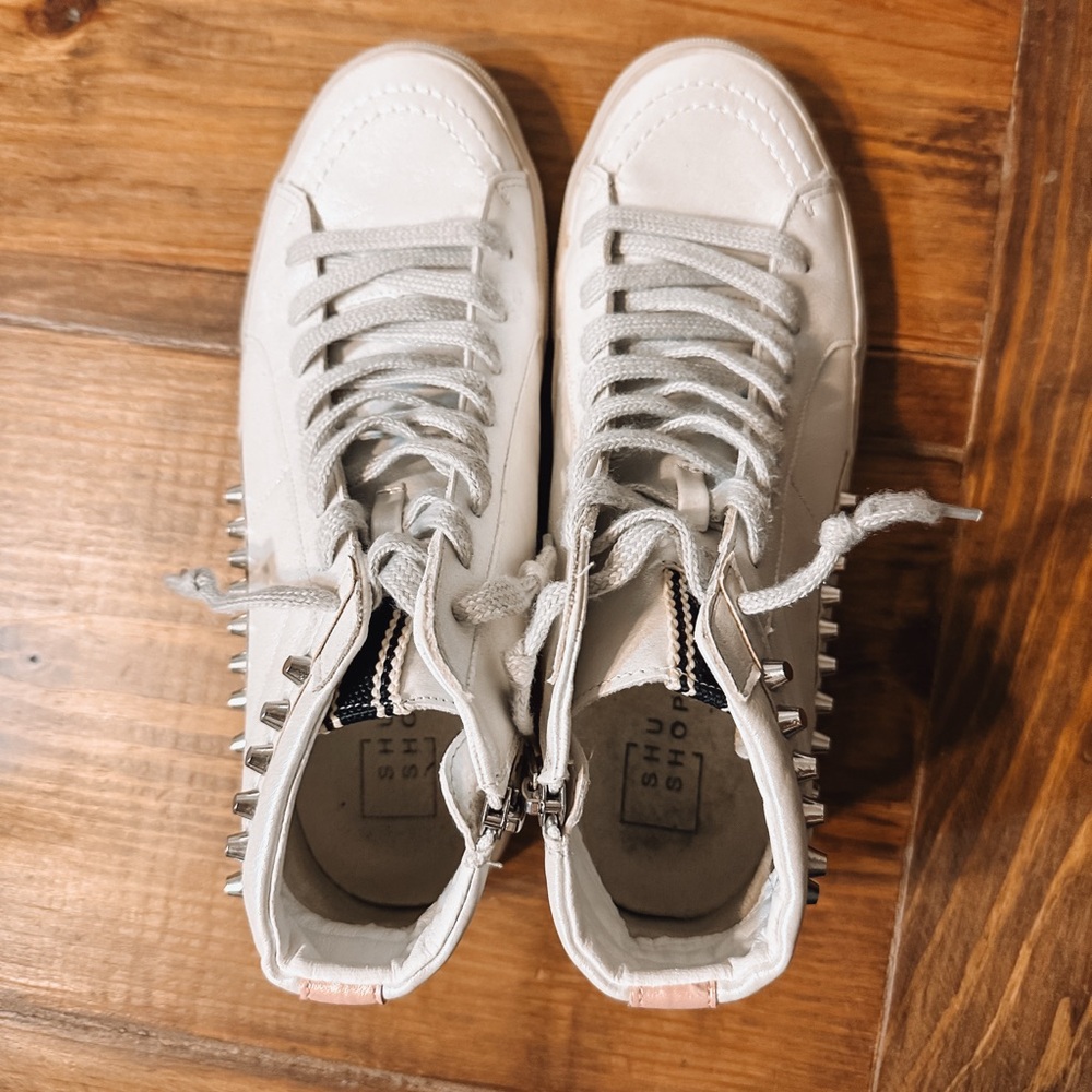 ShuShop Riri Hightop Sneaker Pearl - Picture 5 of 7